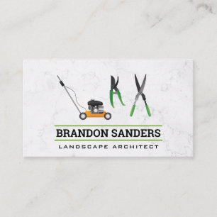 Landscape Architect Tools Business Card