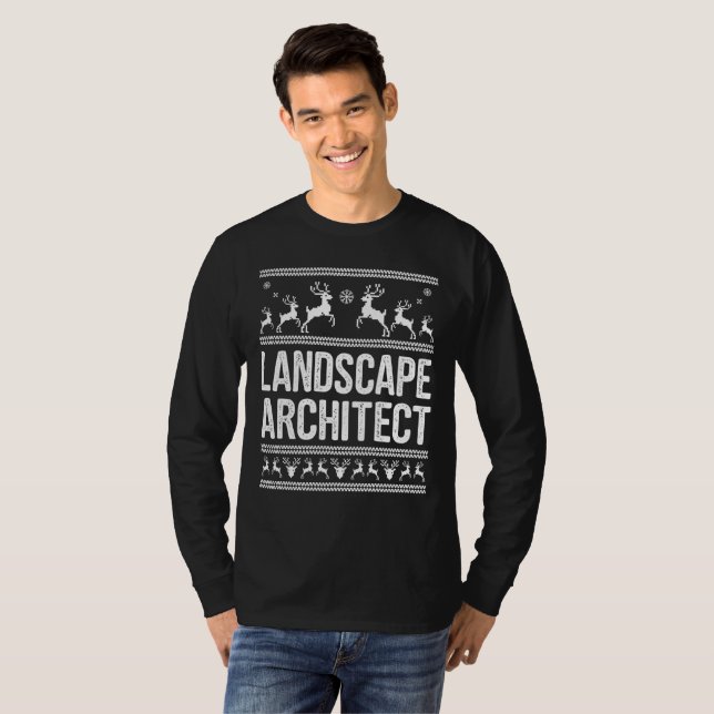 Landscape Architect Ugly Christmas Sweater (Front Full)