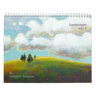 Landscape art 2011 calendar paintings (PAST YEAR)
