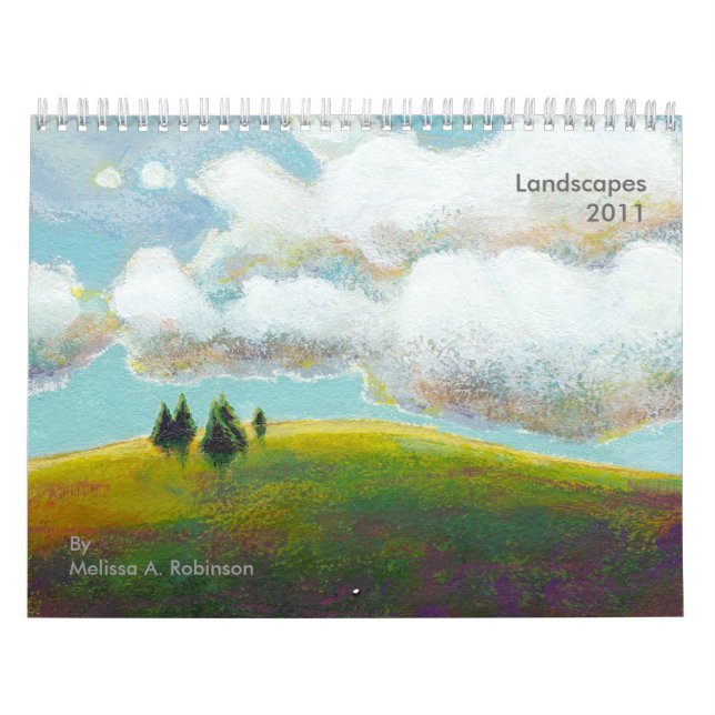 Landscape art 2011 calendar paintings (PAST YEAR) (Cover)