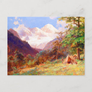 Landscape art Mountains by Edward Theodore Compton Postcard