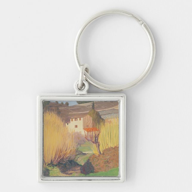 Landscape at Lagnes, 1921 Key Ring (Front)