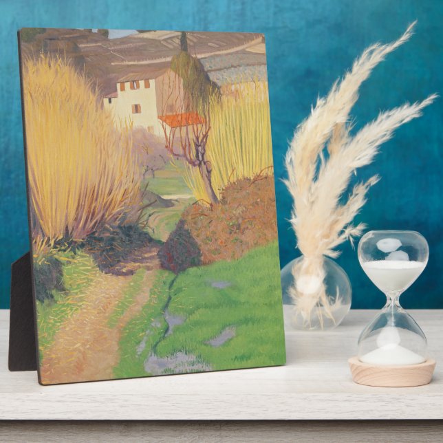 Landscape at Lagnes, 1921 Plaque (Side)