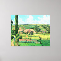 Landscape at Les Patis, Pontoise, famous painting,