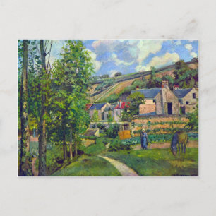 Landscape at Pontoise by Camille Pissarro Postcard
