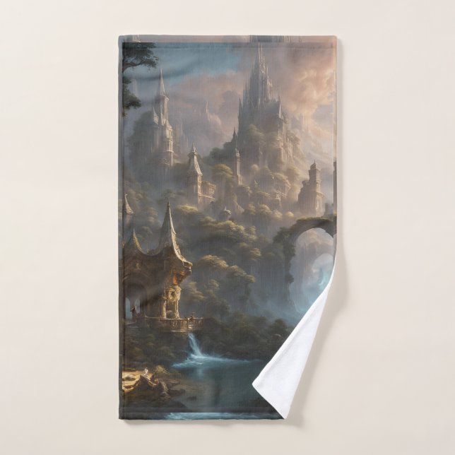 Landscape Bathroom Towel Set (Hand Towel)