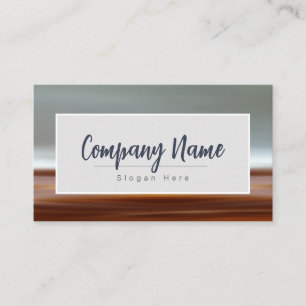 Landscape Beach Background Business Card Template