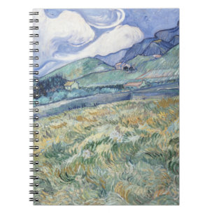  Landscape Behind Saint-Paul Vincent van Gogh     Notebook