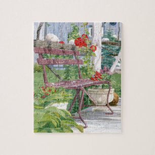 Landscape Bench Jigsaw Puzzle