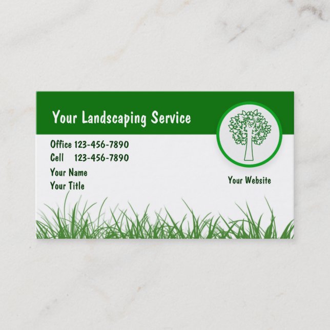 Landscape Business Cards_5 Business Card (Front)