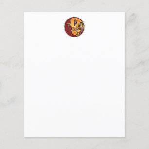 Landscape Button - Kokopelli Moon Feather 1