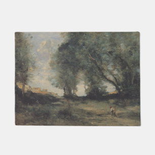 Landscape (by Camille Corot) Doormat