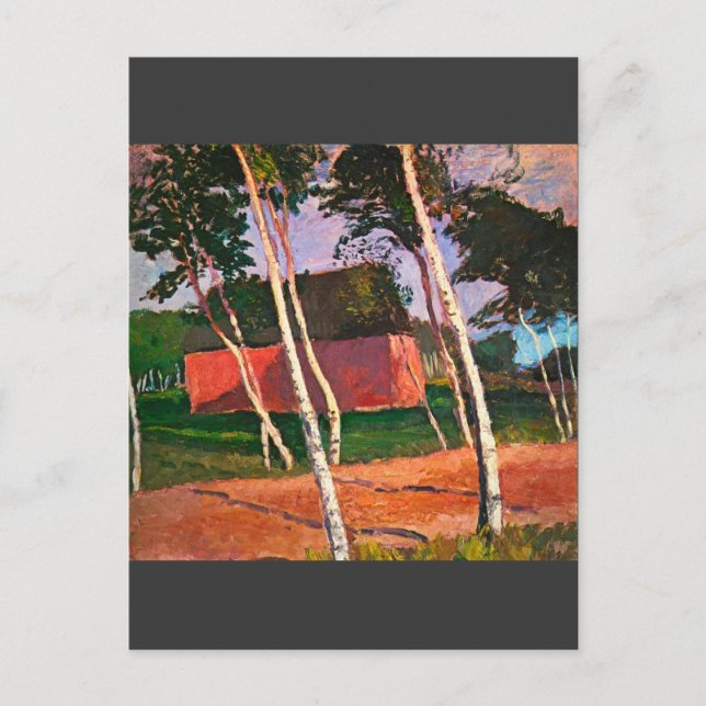 Landscape by Paula Modersohn-Becker Postcard (Front)