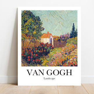 Landscape by Vincent van Gogh Poster