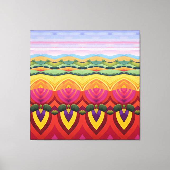 Landscape  canvas print (Front)