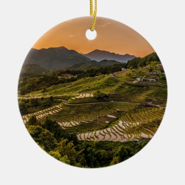 Landscape Ceramic Tree Decoration (Front)