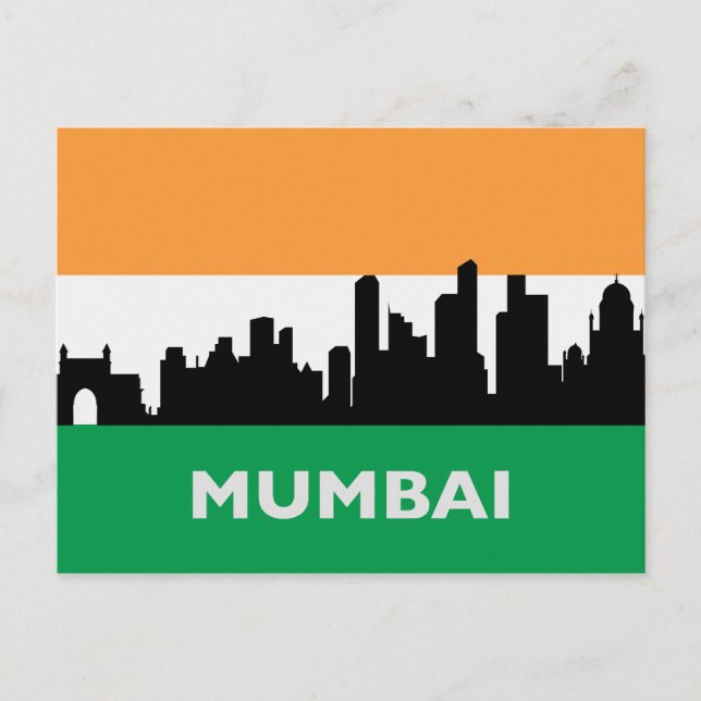 Landscape City View | Mumbai, India Postcard (Front)