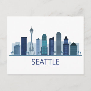 Landscape City View   Seattle, Washington Postcard
