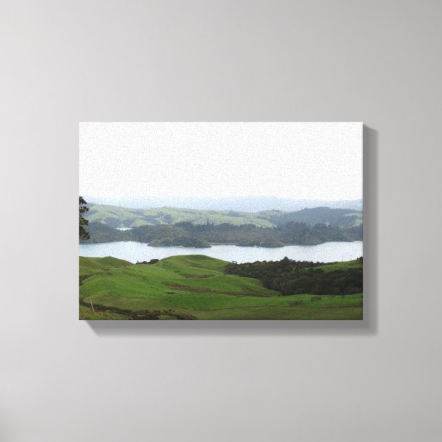 Landscape Coromandel Peninsula New Zealand Canvas Print (Front)