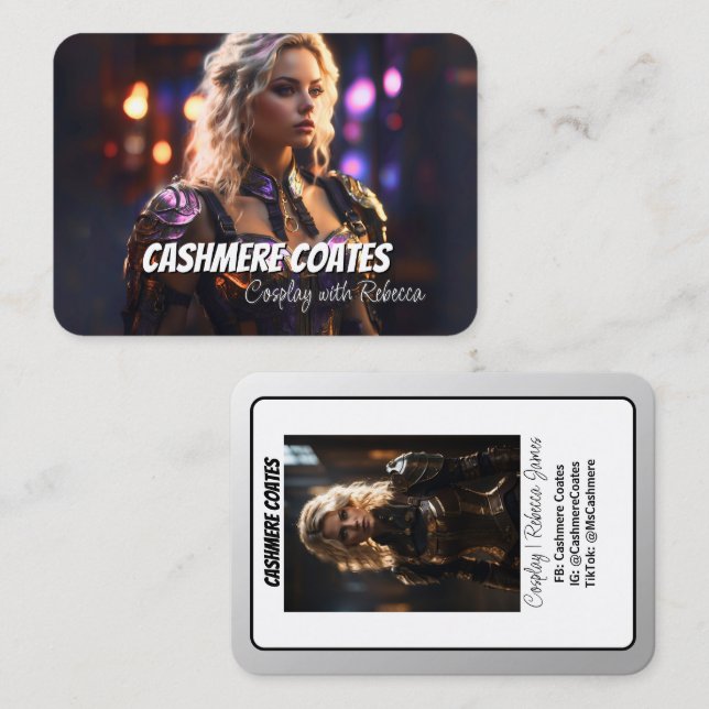 Landscape Coscards | Custom Cosplay Trading Cards (Front/Back)