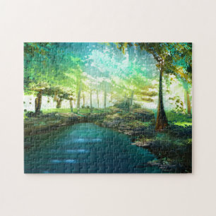 Landscape custom art photo puzzle