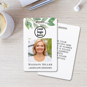 Landscape Designer Photo ID  Badge