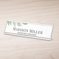 landscape Designer Watercolor Employee