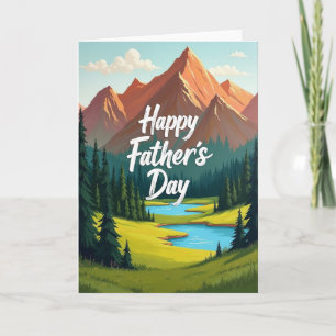 Landscape Fathers Day Card