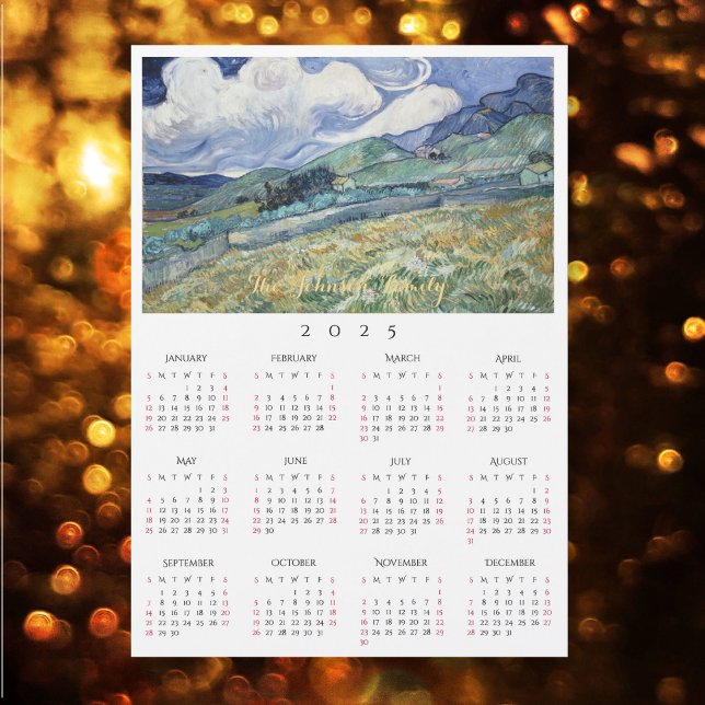 Landscape France Vincent Van Gogh 2025 Calendar (Landscape France Vincent Van Gogh 2025 Calendar)