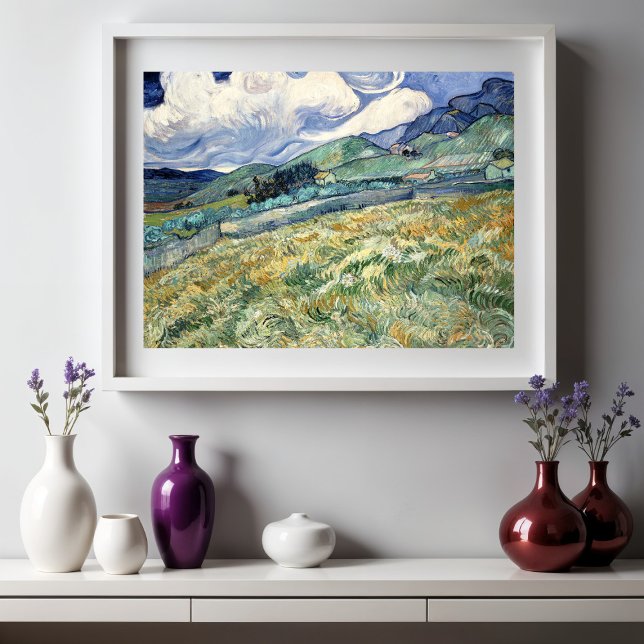  Landscape from Saint-Rémy by Vincent Van Gogh  Poster (Creator Uploaded)