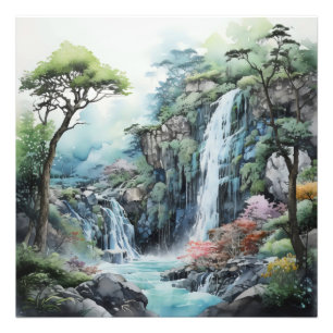 Landscape Green Nature Asia Photo Print