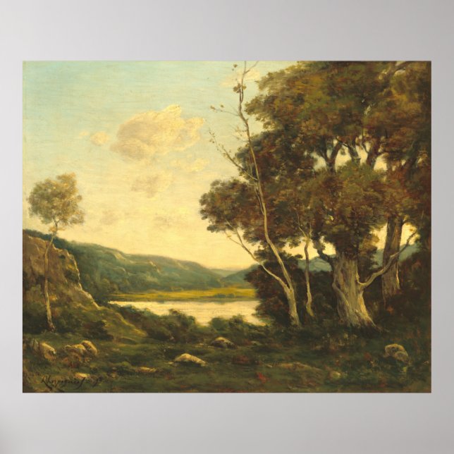 Landscape - Henri-Joseph Harpignie Fine Art Poster (Front)