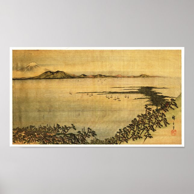 Landscape Hiroshige Japanese Fine Art Poster (Front)