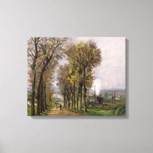 Landscape in the Ile de France, c.1878 Canvas Print