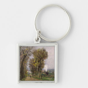 Landscape in the Ile de France, c.1878 Key Ring
