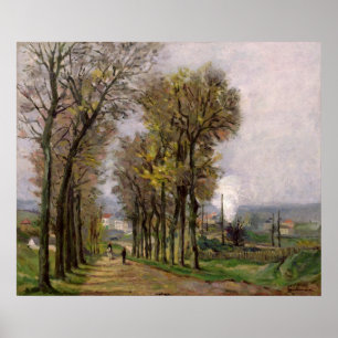 Landscape in the Ile de France, c.1878 Poster