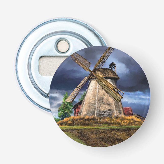 Landscape in the Netherlands Bottle Opener (Front)