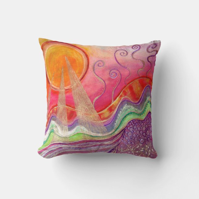 Landscape in the Sun Cushion (Front)
