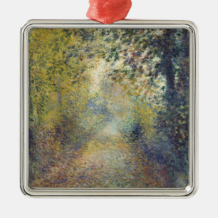 Landscape In the Woods (by Pierre-Auguste Renoir) Metal Tree Decoration