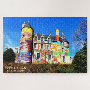 Landscape Kelburn Castle Scotland Boyle Clan Jigsaw Puzzle