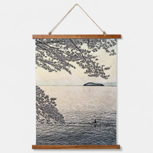 Landscape, Lake, Lake biwa Hanging Tapestry