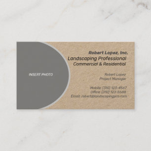Landscape / Lawn Care / Paver / Concrete Business  Card
