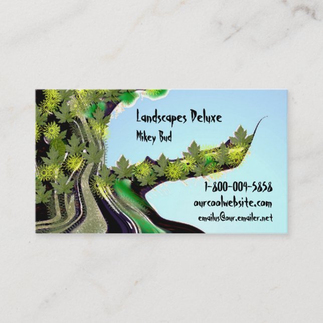 Landscape Life Colour Business Card (Front)