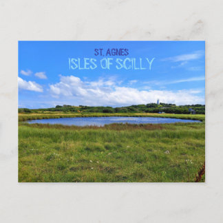 Landscape Lighthouse, St. Agnes - Isles Of Scilly Postcard