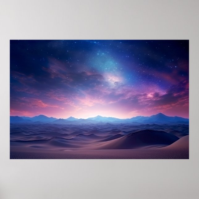 Landscape Magical Dimension Fantastic Planet Art Poster (Front)
