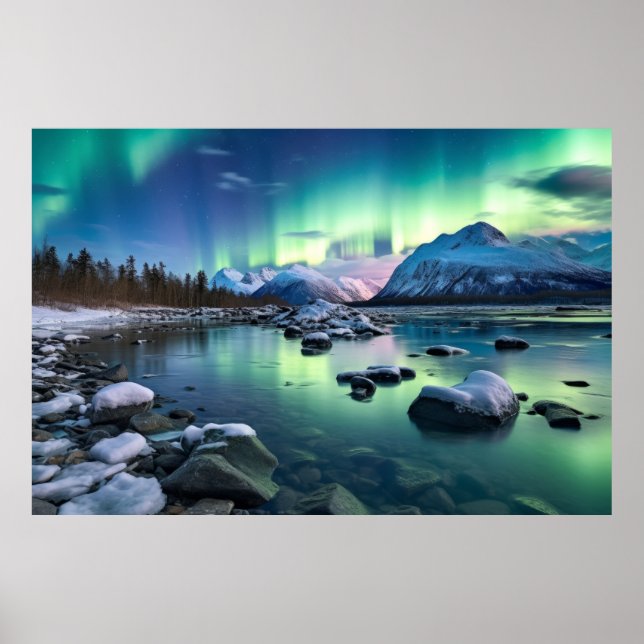 Landscape Magical Dimension Fantastic Planet Art Poster (Front)
