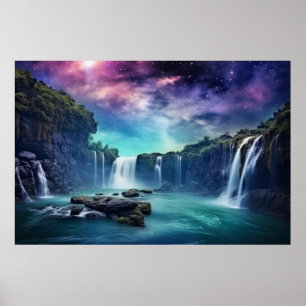 Landscape Magical Dimension Fantastic Planet Art Poster