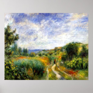 Landscape Near Essoyes Poster