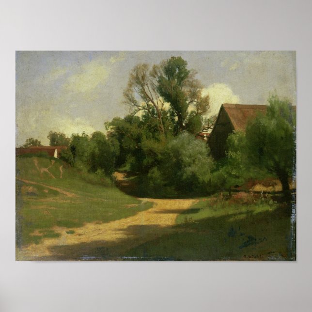 Landscape near Oberaudorf Poster (Front)
