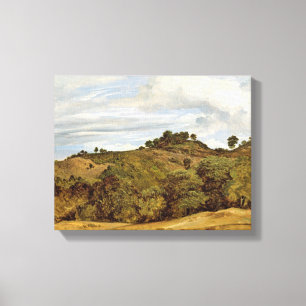 Landscape near Olevano, 1822 Canvas Print